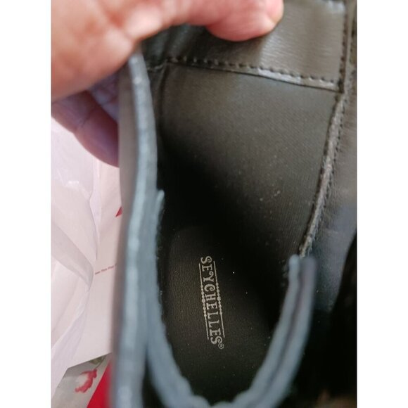 Seychelles Womens Black Combat Boots 6.5M Amy Lace-Up & Side Zipper - Picture 8 of 13